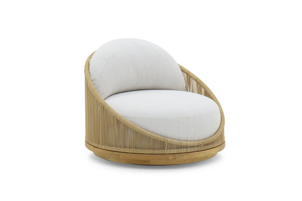 Avoca Outdoor Swivel Sofa - Natural - Boho Bliss