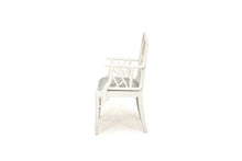 Load image into Gallery viewer, Chippendale Armchair - White - Boho Bliss