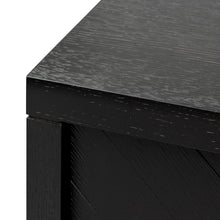 Load image into Gallery viewer, Ebony Entertainment Unit 1.8m - Textured Black - Boho Bliss