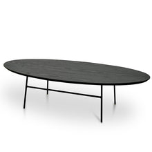 Load image into Gallery viewer, Gnarly Coffee Table 117.5cm - Black Ash Veneer, Black Frame - Boho Bliss