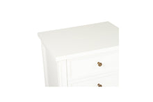 Load image into Gallery viewer, Hamilton Bedside Table - 3 Drawer White - Boho Bliss