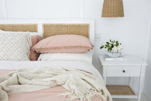 Load image into Gallery viewer, Hamilton Cane Bedhead - King Super - White - Boho Bliss