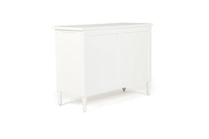 Hamilton Cane Two Door Sideboard - White - Boho Bliss