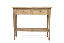 Load image into Gallery viewer, Hamilton Console Table - Weathered Oak - 100cm - Boho Bliss