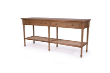 Load image into Gallery viewer, Hamilton Console Table - Weathered Oak - 185cm - Boho Bliss