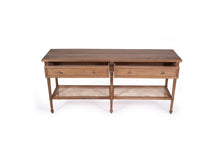 Load image into Gallery viewer, Hamilton Console Table - Weathered Oak - 185cm - Boho Bliss