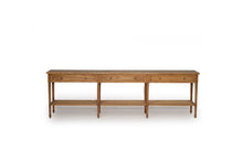 Load image into Gallery viewer, Hamilton Console Table - Weathered Oak - 280cm - Boho Bliss
