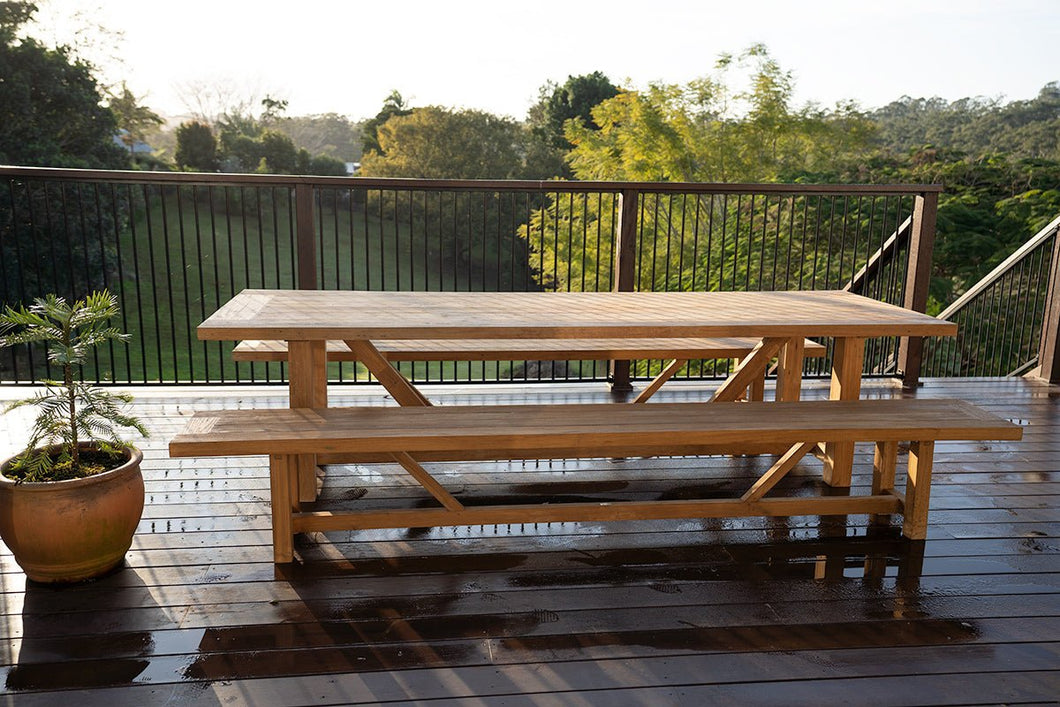 Highlander Outdoor Bench Seat - Boho Bliss