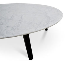 Load image into Gallery viewer, Hunter Marble Coffee Table 1m - Black - Boho Bliss
