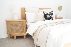 Iluka Bedside Tables - Left & Right Pair - Boho Bliss