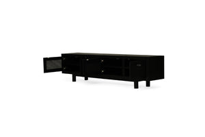 Iluka Entertainment Unit - 4 Door - Black - Boho Bliss