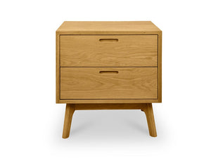 Johan Bedside Table - Natural Oak - Boho Bliss