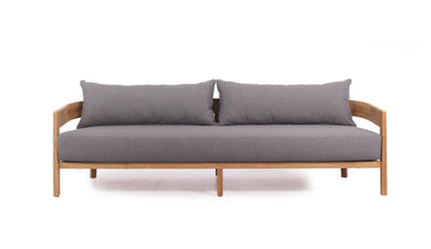 Kingscliff Outdoor Sofa - 3 Seater - Slate - Boho Bliss