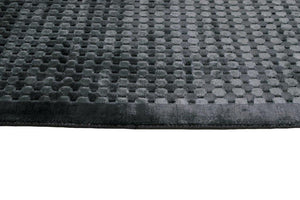 Luxe Spotted Rug 250x300 - Charcoal - Boho Bliss
