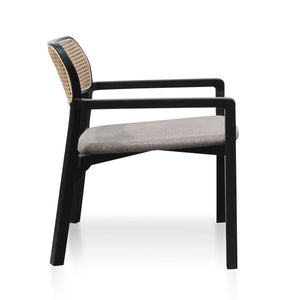 Rayla Armchair - Caramel Grey - Boho Bliss