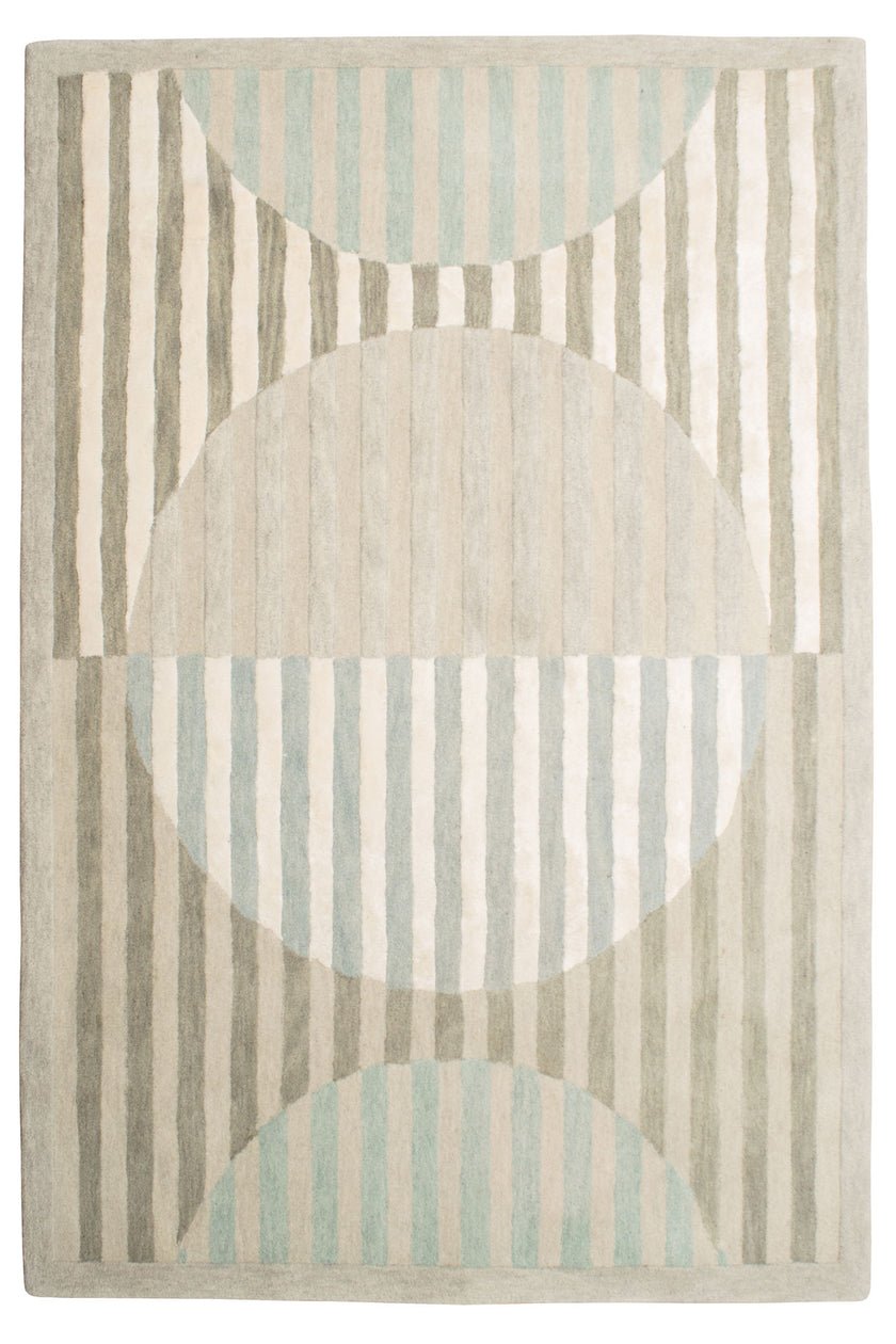 Retro Design 1 Rug 300x400 - Ivory Grey - Boho Bliss