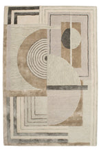 Load image into Gallery viewer, Retro Design 2 Rug 160x230 - Silver - Boho Bliss