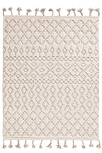 Load image into Gallery viewer, Sahara Trellis Rug 250x350 - Ivory/Taupe - Boho Bliss
