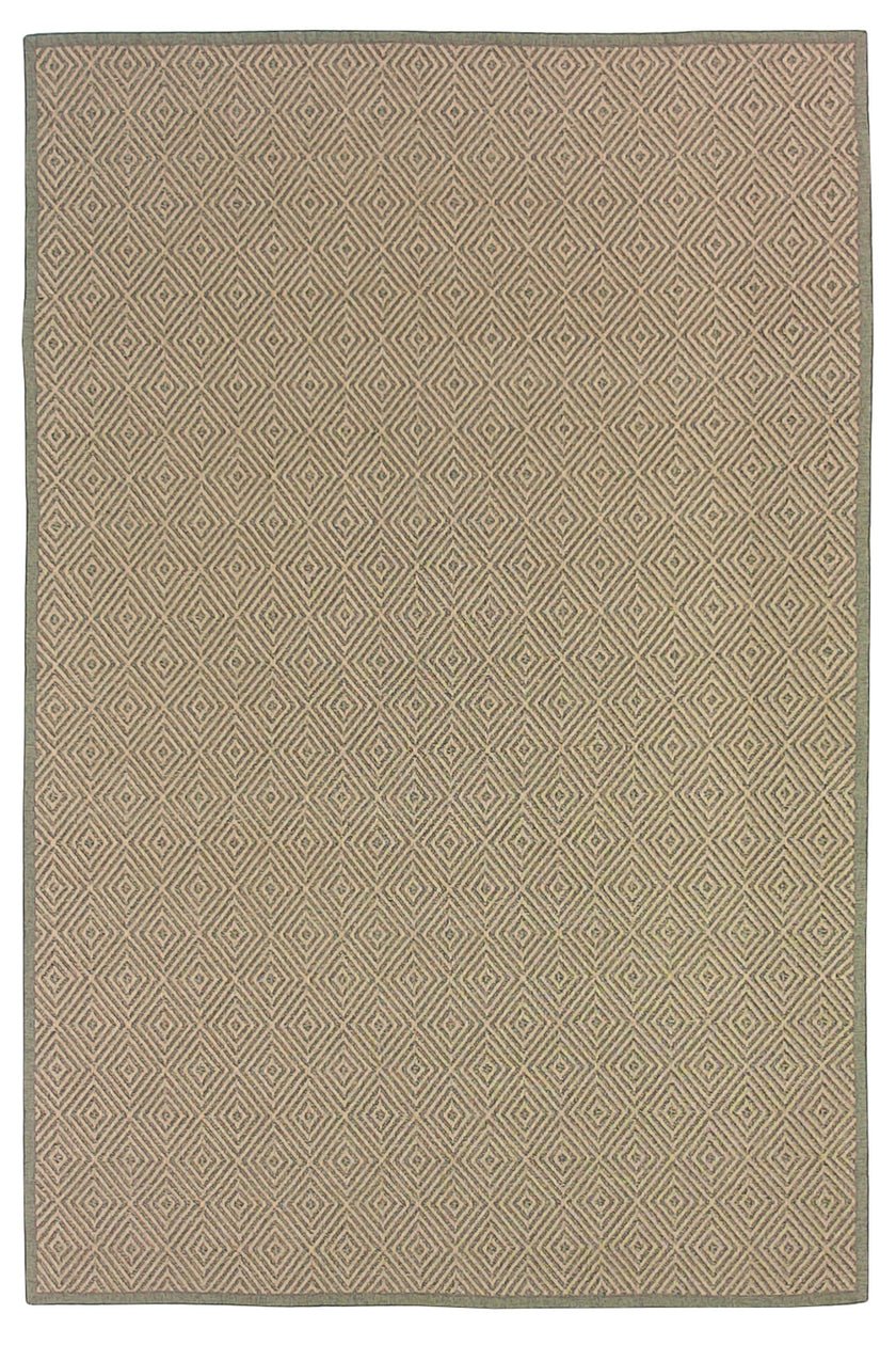 Seasons Diamond Outdoor Rug 200x300 - Natural Khaki - Boho Bliss