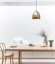 Load image into Gallery viewer, Armos Tiled Wine Glass Pendant - Champagne Gold - Boho Bliss