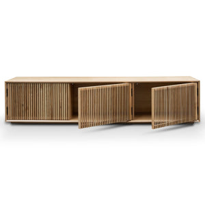 Asher Entertainment Unit 2m - Natural Ash Veneer - Boho Bliss