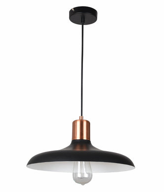 Pastella Dome Pendant Light - Matt Black - Boho Bliss
