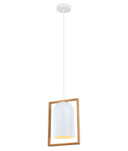 Load image into Gallery viewer, Swung Oblong Pendant - Matt White - Boho Bliss