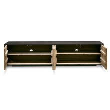 Load image into Gallery viewer, Tactile Parquet Entertainment Unit 2.1m - Natural - Boho Bliss