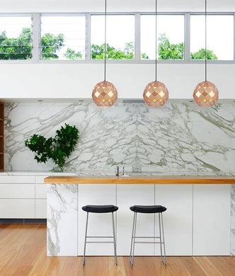 Taile Large Pendant Light - Champagne Gold - Boho Bliss