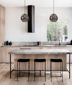 Taile Small Pendant Light - Matt Black - Boho Bliss